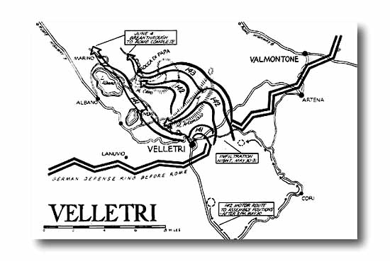 Situation Map - Velletri
