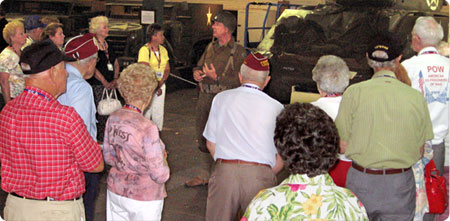 WWII veterans tour our museum